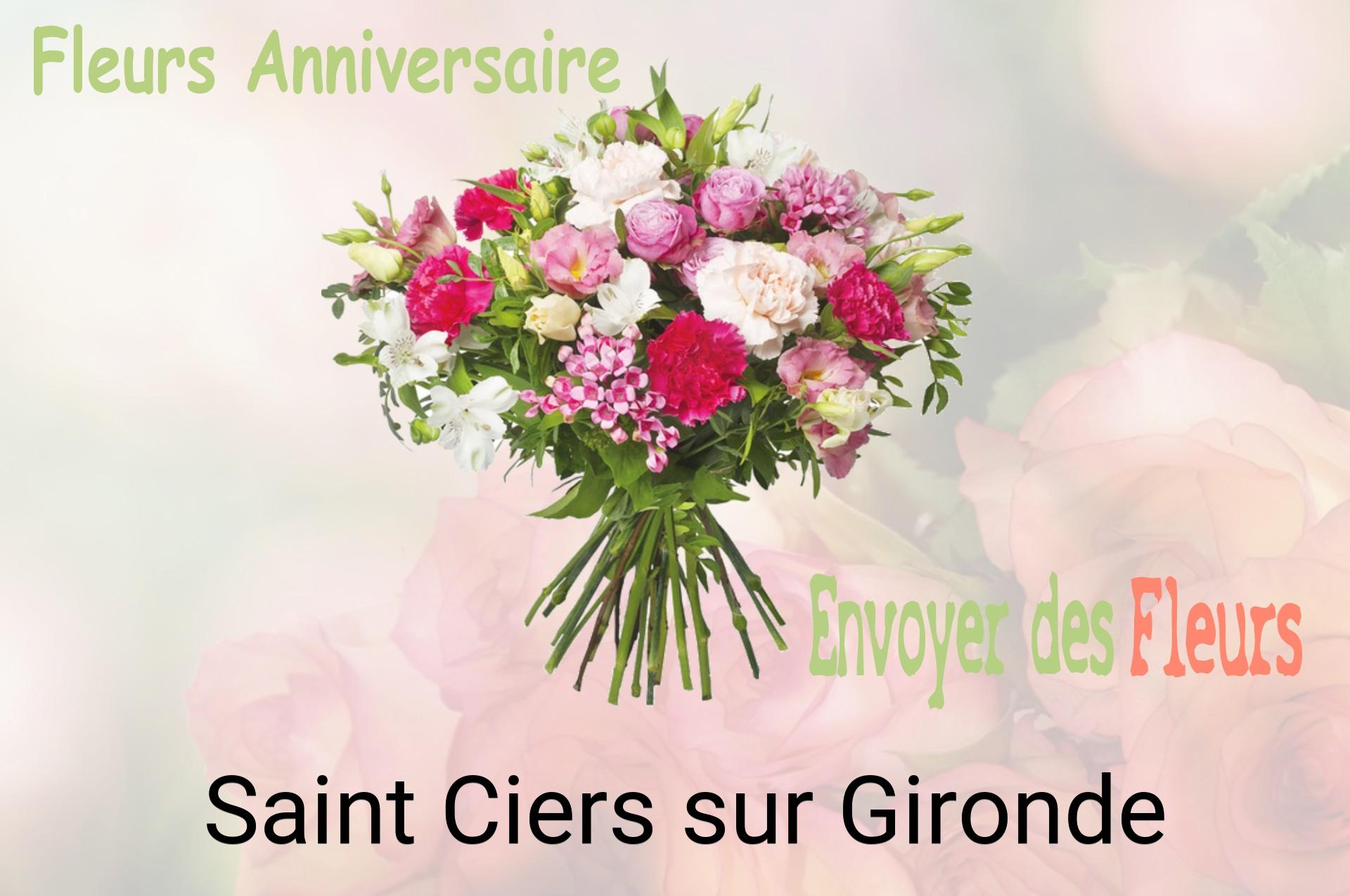 Bouquet de fleurs d’anniversaire livré à Saint-Ciers-sur-Gironde