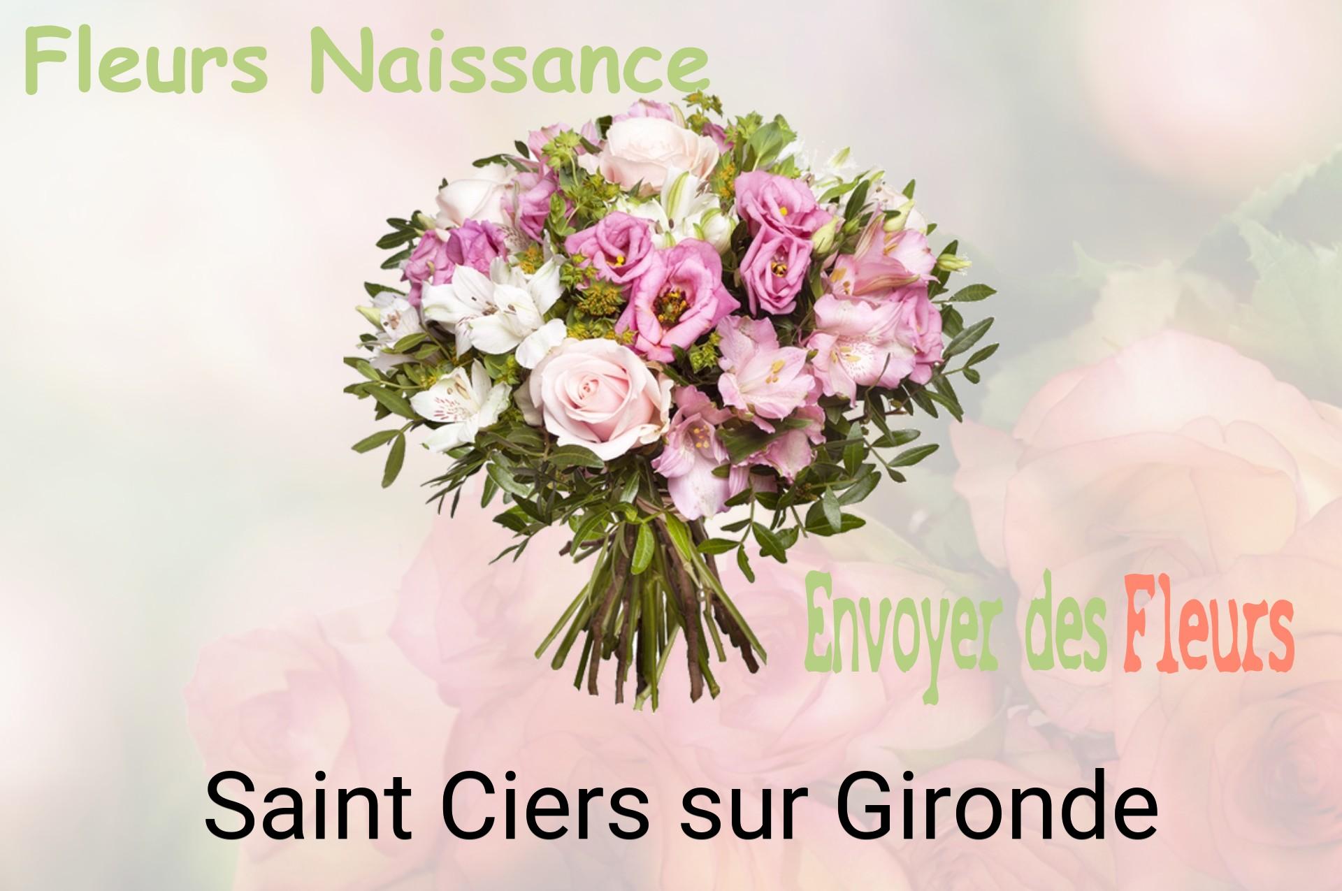 Bouquet de fleurs de naissance livré à Saint-Ciers-sur-Gironde